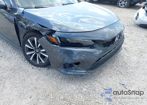 2023 Honda Civic Ex-L /Ex-L W/O Bsi из США, поврежденный, VIN 19XFL1H70PE017259